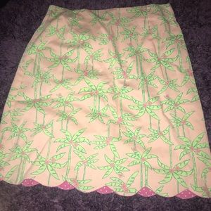 Palm tree skirt.